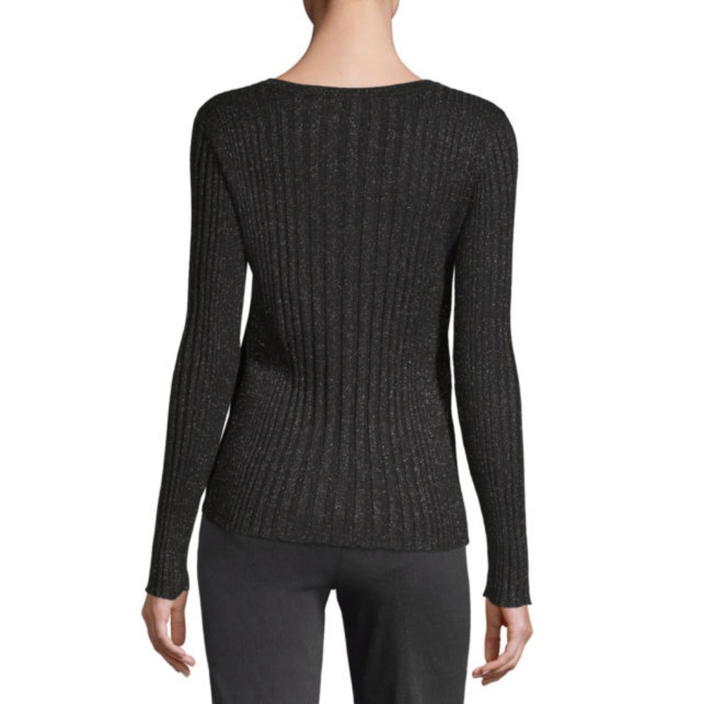 Liz Claiborne Career V Neck Long Sleeve Pullover - Picture 2 of 3